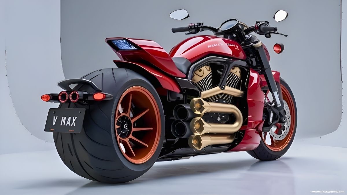 Yamaha VMAX 2026 muscle bike japonesa con motor V4 y diseño imponente