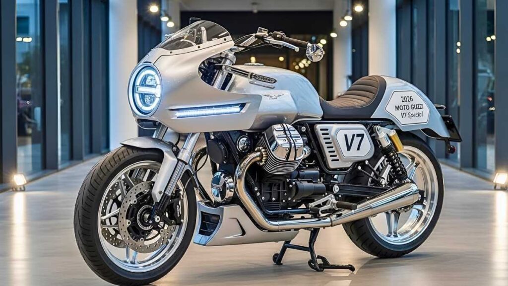 Moto Guzzi V7 2026 estilo clásico renovado y potencia moderna
