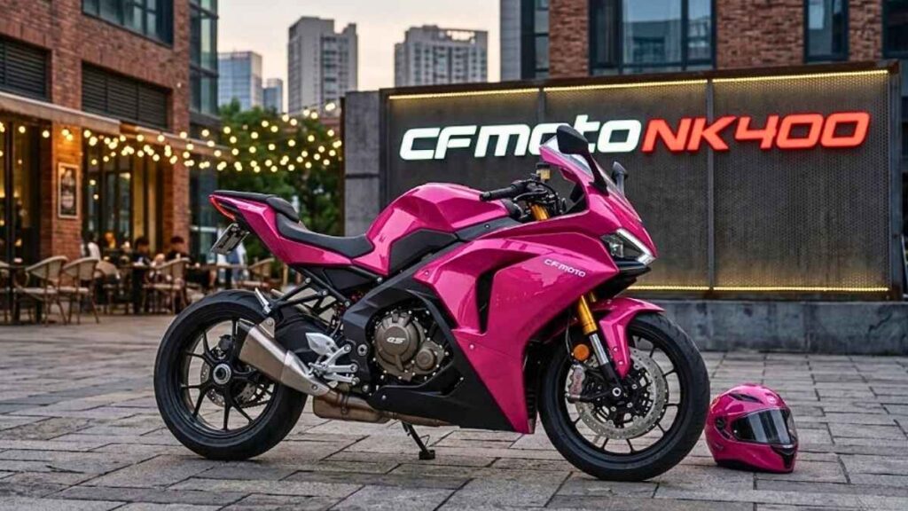 CF MOTO NK 400 2026 naked china con diseño deportivo y tecnología avanzada