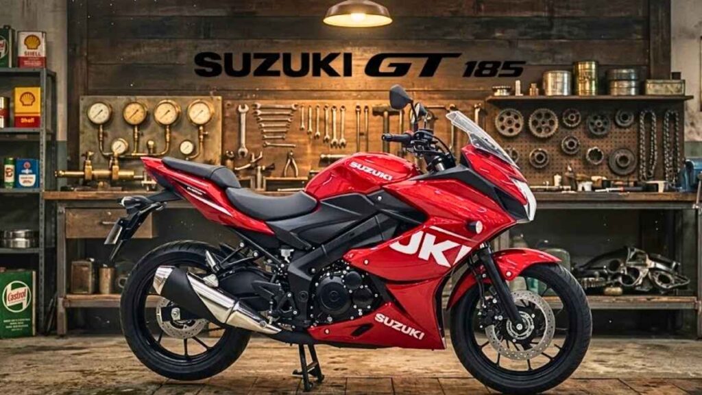 Suzuki GT 185 2026 clásica japonesa renovada con estilo retro y tecnología moderna