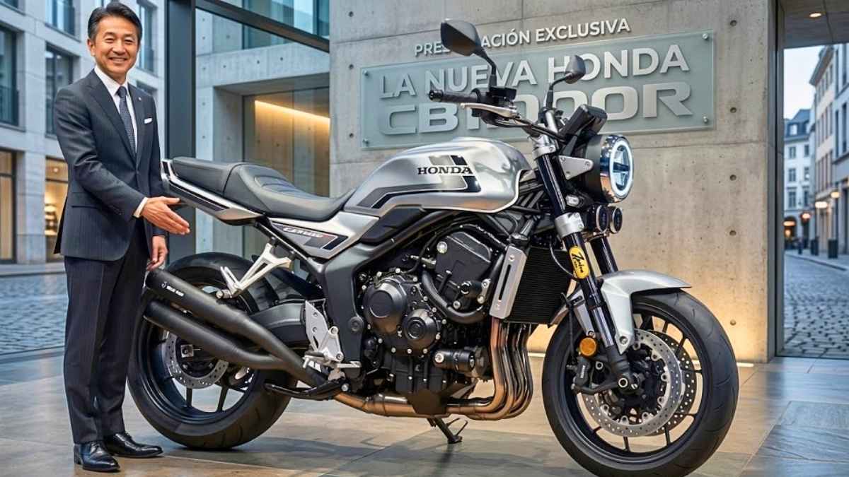 Honda CB1000F 2026 naked deportiva japonesa con potencia extrema y diseño futurista