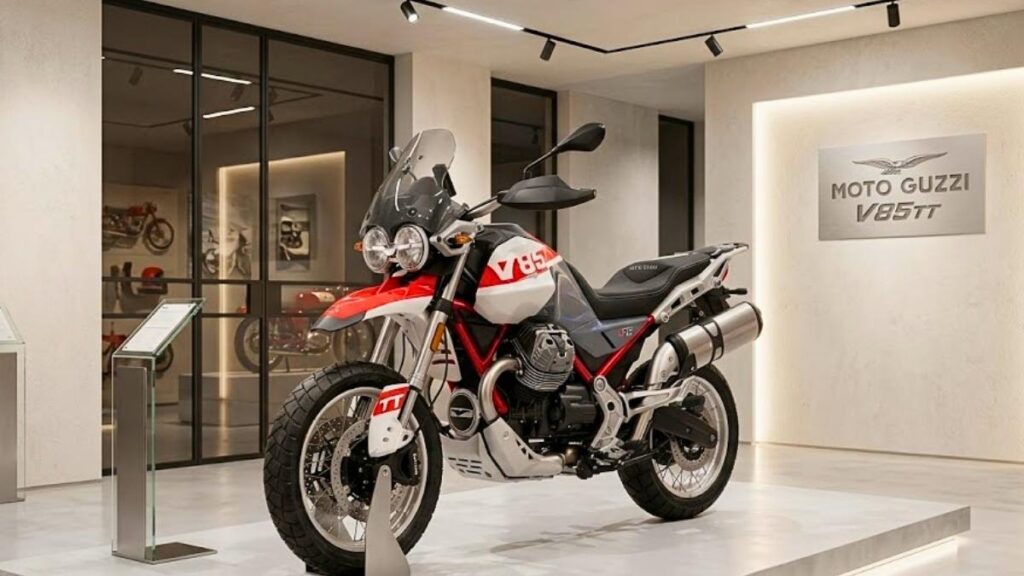 Moto Guzzi V85TT 2026 Exclusividad y rendimiento en carretera y off-road
